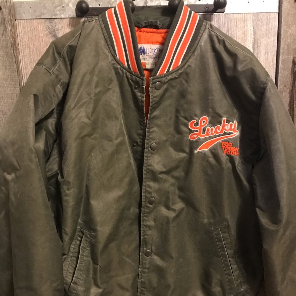 Lucky Brand bomber jacket men’s Large